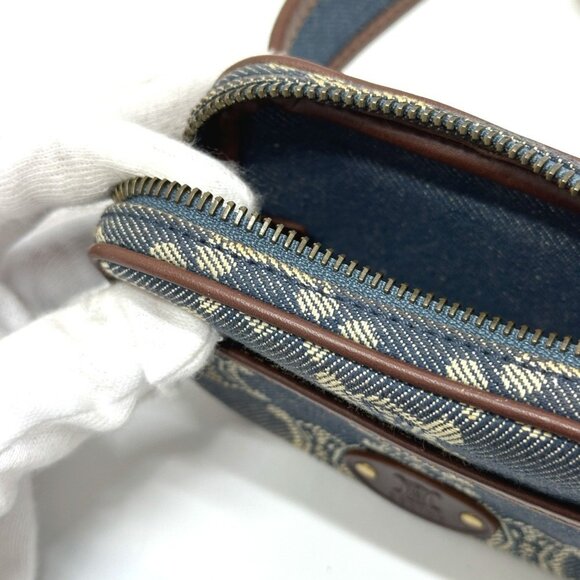 CELINE Blue Pouch - Picture 12 of 14